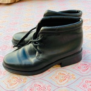 Black Classic Goth Ankle Boot Shoes